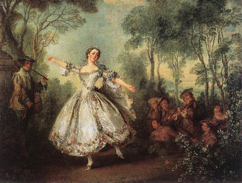 Nicolas Lancret Mademoiselle de Camargo Dancing France oil painting art